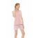Γυναικεία πυτζάμα Pink Label - Εμπριμέ Σορτσάκι - Αμάνικη μπλούζα