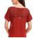 Γυναικείο φόρεμα καλοκαιρινό Vamp - Δαντέλα - Beachwear Κόκκινο