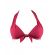 Μαγιό τρίγωνο Rock Club - Wine Red Bikini top Push Up - Ενίσχυση