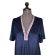 Φόρεμα Μπλε Σκούρο Navy Claire Katrania - Outwear midi - Viscose
