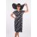 Φόρεμα Claire Katrania - Outwear midi - Γραμμικό Print