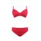 Σετ Γυναικείο μαγιό Bilitis Swimwear - Μαγιό Μπικίνι - Slip - Κοραλί - D cup