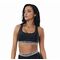 Αθλητικό σουτιέν MED - JOAN CROP TOP - Μαύρο - Logo