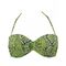 Μαγιό Strapless Rock Club - Snake print - Bikini push-up - Cup B