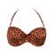Μαγιό Strapless Rock Club - Wild print - Bikini push-up - Cup B