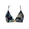 Μαγιό τρίγωνο Rock Club - Floral τοπ Bikini - Σταθερό cup C
