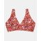 Γυναικείο Μαγιό Crop Top Rock Club - Corals Bikini κρουαζέ - Plus Size - Lycra
