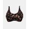 Γυναικείο Μαγιό σουτιέν Rock Club - Μεγάλο στήθος - Animal print Bikini - Regular Fit - Lycra - Cup D