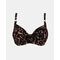 Γυναικείο Μαγιό top Rock Club - Animal print - Bikini για μεγάλο στήθος - Regular Fit - Lycra - Cup E