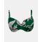 Γυναικείο Μαγιό top Rock Club - Lily print - Bikini για μεγάλο στήθος - Regular Fit - Lycra - Cup E