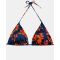 Γυναικείο Μαγιό τρίγωνο Rock Club - Orchid print - Τοπ Bikini - Plus Size - Lycra