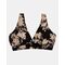 Γυναικείο Μαγιό Crop Top Rock Club - Peony Bikini κρουαζέ - Plus Size - Lycra