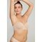 Γυναικείο Σουτιέν στράπλες Promise - Μπεζ - Regular Fit - Polyester - Cup D - Μεγάλα Μεγέθη