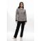 Γυναικεία πυτζάμα Galaxy - Animal print - Μαύρο παντελόνι - Regular Fit - Cotton