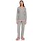 Γυναικεία Πυτζάμα Vamp - Γκρι - Καρό - Cotton