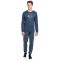 Ανδρική πυτζάμα Vamp - Ανοιχτό Μπλε - Παντελόνι καρό - Homewear Set - Cotton