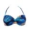 Μαγιό Strapless Rock Club - Fern print - Bikini push-up - Cup B