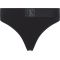 Γυναικείο string Calvin Klein - Μαύρο - Logo μπροστά Cotton - Regular Fit