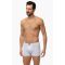 Ανδρικό Boxer Minerva - Sporties - Λευκό - Εσωτερικό Λάστιχο - 3 pack - Regular Fit - Cotton