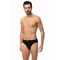 Ανδρικό slip Minerva - Sporties - Μαύρο Εσωτερικό Λάστιχο - 3 pack - Regular Fit - Cotton