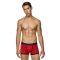 MED Ανδρικό boxer TRAVIS - Κόκκινο - Μαύρο - Fashion λάστιχο - Regular Fit - Modal