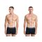 Ανδρικό boxer Walk - Μαύρο - Fashion λάστιχο με logo - 2 pack - Bamboo - Regular Fit