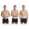 Ανδρικό boxer Walk - Μαύρο - Fashion λάστιχο με logo - 3 pack - Cotton - Regular Fit