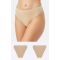Γυναικείο Brazil slip Minerva Fimelle - Invisible slip - Μπεζ -  2 Pack - Regular Fit - Modal