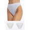 Γυναικείο Brazil slip Minerva - Λευκό - Ψηλόμεσο - 2 Pack - Regular Fit - Cotton