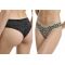 Γυναικείο brazil slip Walk - Δαντέλα - Print Brief από ίνες bamboo - Regular Fit - 2 pack