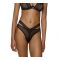 Γυναικείο String MED EMBER - Μαύρo - Sexy slip - Regular Fit - Polyester