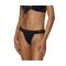 Γυναικείο String MED MONET - Μαύρο - Sexy slip - Regular Fit - Modal