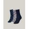 Γυναικείες Κάλτσες Tommy Hilfiger - Giftbox - Navy  με σχέδιο - 3 Pack - Cotton
