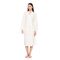 Γυναικεία Ρόμπα Pink Label - Midi - Λευκή- Viscose - Regular Fit
