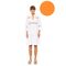 Γυναικείο Beachdress Pink Label -  Φόρεμα - Orange - Regular Fit - Viscose