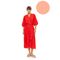 Γυναικείο Beachdress Pink Label - Σεμιζιέ Μακρύ Φόρεμα - Salmon - Viscose