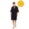 Γυναικείο Beachdress Pink Label -  Yellow - Mini Φόρεμα - Regular Fit - Viscose
