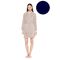 Γυναικεία Ρόμπα Pink Label - Κοντή - Yacht Blue - Bamboo - Regular Fit