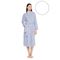 Γυναικεία Ρόμπα Pink Label - Midi - Λευκή - Bamboo - Regular Fit