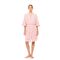 Γυναικεία Ρόμπα Pink Label - Σταυρωτή Baby Pink - Μανίκι 3/4 - Cotton