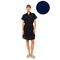 Γυναικείο Beachdress Pink Label -  Φόρεμα Σεμιζιέ - Indigo - Regular Fit - Cotton