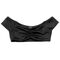 Μαγιό Crop Top Rock Club - Bikini χωρίς ενίσχυση - Μαύρο