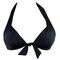 Μαγιό τρίγωνο Rock Club - Μαύρο Bikini top Push Up - Ενίσχυση