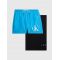 Ανδρικό Μαγιό Calvin Klein - Σετ δώρου - Γαλάζιο Σορτσ και πετσέτα