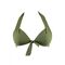 Μαγιό τρίγωνο Rock Club - Χακί Bikini top Push Up - Ενίσχυση