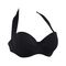 Μαγιό σουτιέν Rock Club - Bikini Μαύρο - Μεγάλο στήθος - Cup D