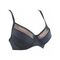 Μαγιό top Rock Club - Μεγάλο στήθος - Μαύρο Bikini - Cup D E