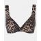 Μαγιό top Rock Club - Leopard print - Bikini για μεγάλο στήθος - Cup C D