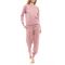 Γυναικεία Πυτζάμα Pink Label - Animal print παντελόνι - Ροζ
