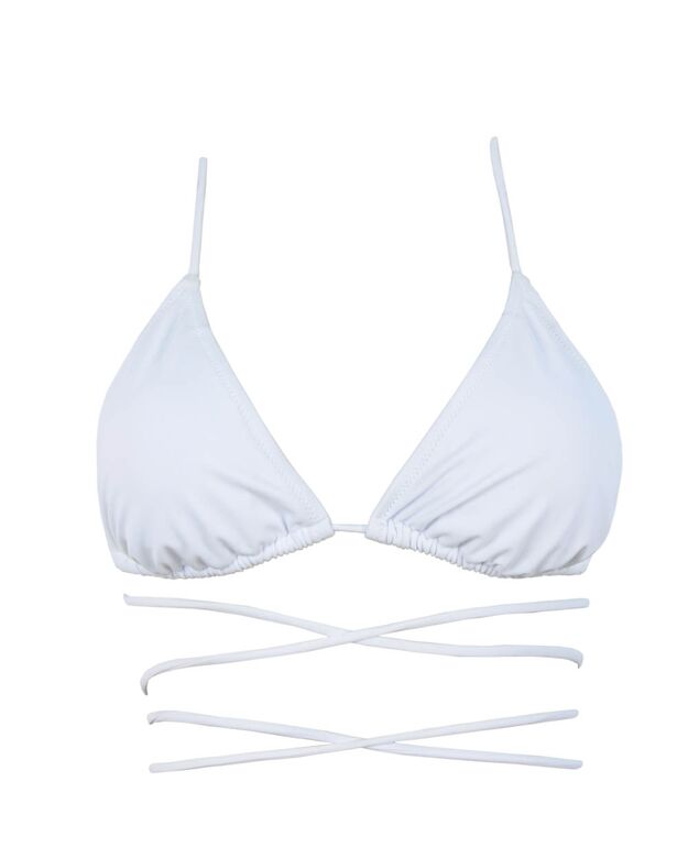 Μαγιό τρίγωνο Rock Club - White - Τοπ Bikini